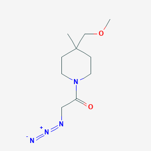 molecular formula C10H18N4O2 B1477317 2-Azido-1-(4-(methoxymethyl)-4-methylpiperidin-1-yl)ethan-1-one CAS No. 2097995-96-3