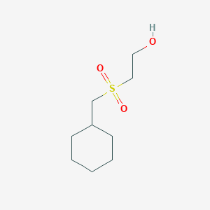 molecular formula C9H18O3S B14773208 2-((Cyclohexylmethyl)sulfonyl)ethanol 