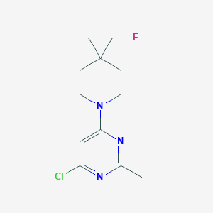 4-Chloro-6-(4-(fluoromethyl)-4-methylpiperidin-1-yl)-2-methylpyrimidine