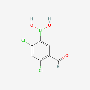 (2,4-Dichloro-5-formylphenyl)boronic acid