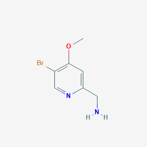 (5-Bromo-4-methoxy-2-pyridyl)methanamine