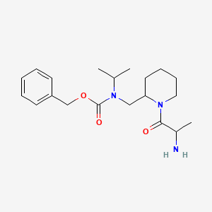 benzyl N-[[1-(2-aminopropanoyl)piperidin-2-yl]methyl]-N-propan-2-ylcarbamate