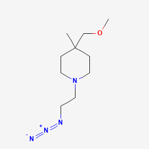 molecular formula C10H20N4O B1477330 1-(2-Azidoethyl)-4-(methoxymethyl)-4-methylpiperidine CAS No. 2097998-99-5