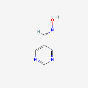 N-(pyrimidin-5-ylmethylidene)hydroxylamine