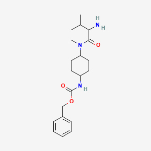 (S)-Benzyl (4-(2-amino-N,3-dimethylbutanamido)cyclohexyl)carbamate