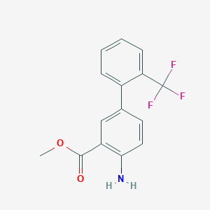 Methyl 4-amino-2'-(trifluoromethyl)-[1,1'-biphenyl]-3-carboxylate