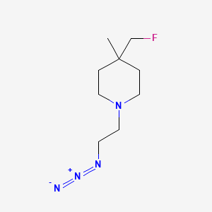 molecular formula C9H17FN4 B1477337 1-(2-Azidoethyl)-4-(fluoromethyl)-4-methylpiperidine CAS No. 2097997-47-0