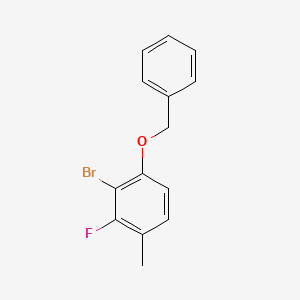 1-(Benzyloxy)-2-bromo-3-fluoro-4-methylbenzene