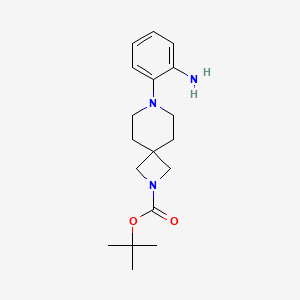 Tert-butyl 7-(2-aminophenyl)-2,7-diazaspiro[3.5]nonane-2-carboxylate