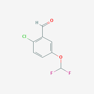 2-Chloro-5-(difluoromethoxy)benzaldehyde