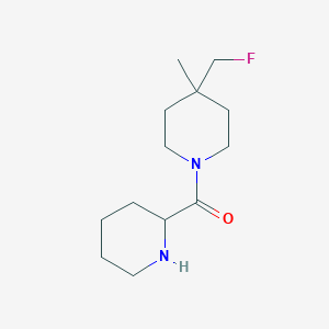 molecular formula C13H23FN2O B1477346 (4-(Fluoromethyl)-4-methylpiperidin-1-yl)(piperidin-2-yl)methanone CAS No. 2097944-02-8