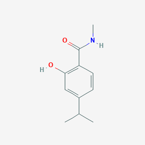 molecular formula C11H15NO2 B14773515 2-Hydroxy-4-isopropyl-N-methylbenzamide CAS No. 1243344-96-8