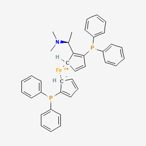 molecular formula C38H37FeNP2 B14773528 (S)-(R)-Bppfa 