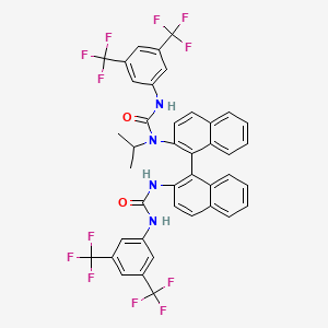 3-(3,5-Bis(trifluoromethyl)phenyl)-1-(2'-(3-(3,5-bis(trifluoromethyl)phenyl)ureido)-[1,1'-binaphthalen]-2-yl)-1-isopropylurea