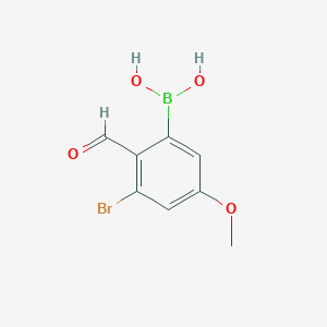 3-Bromo-2-formyl-5-methoxyphenylboronic acid