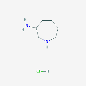 molecular formula C6H15ClN2 B14773619 (S)-Azepan-3-amine hydrochloride 