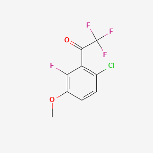 1-(6-Chloro-2-fluoro-3-methoxyphenyl)-2,2,2-trifluoroethanone