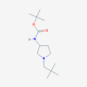 (R)-tert-Butyl (1-neopentylpyrrolidin-3-yl)carbamate