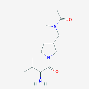 N-[[1-(2-amino-3-methylbutanoyl)pyrrolidin-3-yl]methyl]-N-methylacetamide