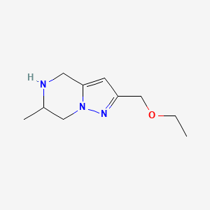 molecular formula C10H17N3O B1477367 2-(Ethoxymethyl)-6-methyl-4,5,6,7-tetrahydropyrazolo[1,5-a]pyrazine CAS No. 2092729-06-9