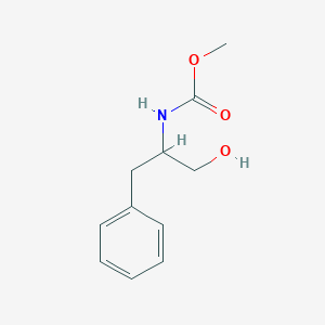 methyl N-(1-hydroxy-3-phenylpropan-2-yl)carbamate