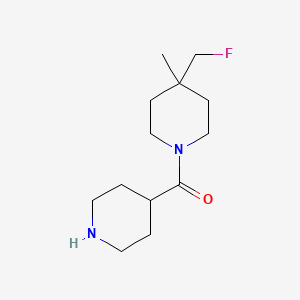 (4-(Fluoromethyl)-4-methylpiperidin-1-yl)(piperidin-4-yl)methanone