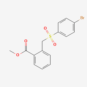 Methyl 2-(((4-bromophenyl)sulfonyl)methyl)benzoate