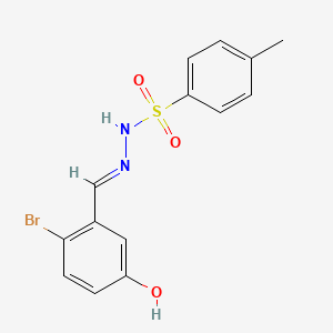 N'-(2-Bromo-5-hydroxybenzylidene)-4-methylbenzenesulfonohydrazide