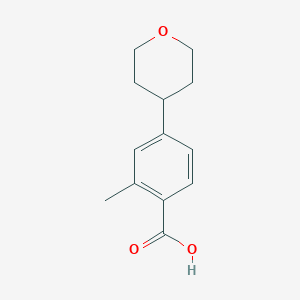 2-Methyl-4-(tetrahydro-2H-pyran-4-yl)benzoic acid