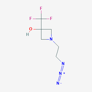 1-(2-Azidoethyl)-3-(trifluoromethyl)azetidin-3-ol