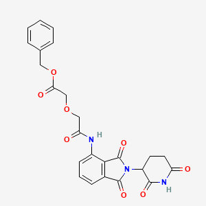 Benzyl 2-(2-((2-(2,6-dioxopiperidin-3-yl)-1,3-dioxoisoindolin-4-yl)amino)-2-oxoethoxy)acetate