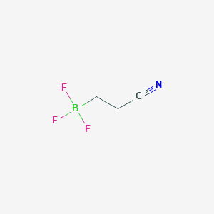 molecular formula C3H4BF3N- B14773884 (2-Cyanoethyl)trifluoroborate 