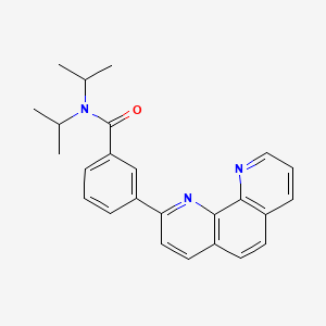 molecular formula C25H25N3O B14773946 N,N-Diisopropyl-3-(1,10-phenanthrolin-2-yl)benzamide 