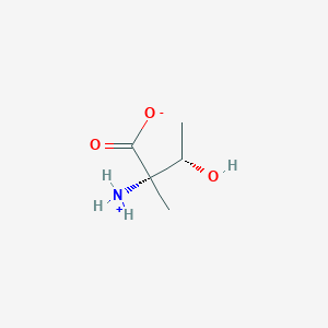 molecular formula C5H11NO3 B14773953 (2S,3S)-2-azaniumyl-3-hydroxy-2-methylbutanoate 