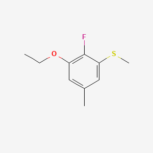 (3-Ethoxy-2-fluoro-5-methylphenyl)(methyl)sulfane