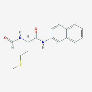 (S)-2-Formamido-4-(methylthio)-N-(naphthalen-2-yl)butanamide