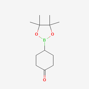 4-(4,4,5,5-Tetramethyl-1,3,2-dioxaborolan-2-yl)cyclohexanone