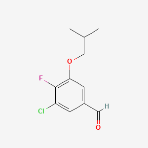 3-Chloro-4-fluoro-5-isobutoxybenzaldehyde