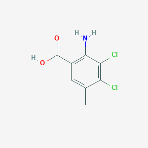 2-Amino-3,4-dichloro-5-methylbenzoic acid