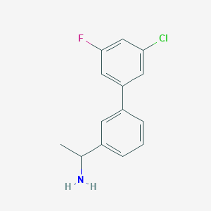 1-(3'-Chloro-5'-fluoro-[1,1'-biphenyl]-3-yl)ethanamine