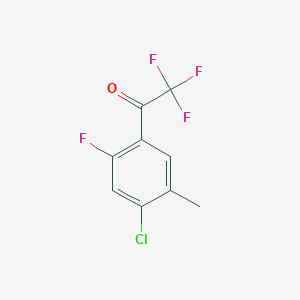 1-(4-Chloro-2-fluoro-5-methylphenyl)-2,2,2-trifluoroethanone