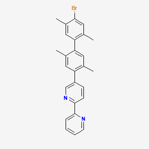 5-(4'-Bromo-2,2',5,5'-tetramethyl-[1,1'-biphenyl]-4-yl)-2,2'-bipyridine