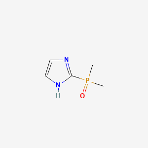 molecular formula C5H9N2OP B14774146 2-dimethylphosphoryl-1H-imidazole 