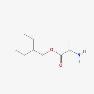 molecular formula C9H19NO2 B14774158 2-Ethylbutyl 2-aminopropanoate 