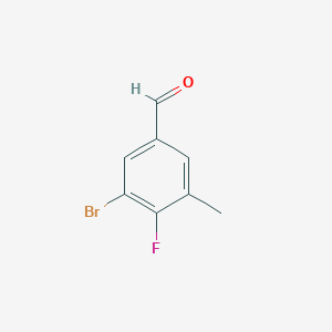 3-Bromo-4-fluoro-5-methylbenzaldehyde