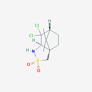 (1S,5R,7R)-6,6-dichloro-10,10-dimethyl-3lambda6-thia-4-azatricyclo[5.2.1.01,5]decane 3,3-dioxide