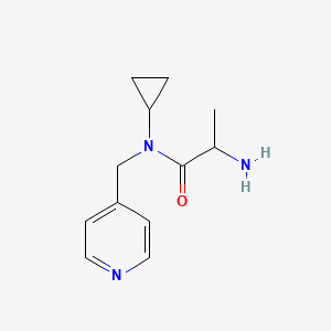 2-amino-N-cyclopropyl-N-(pyridin-4-ylmethyl)propanamide