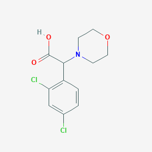 2-(2,4-Dichlorophenyl)-2-morpholinoacetic acid