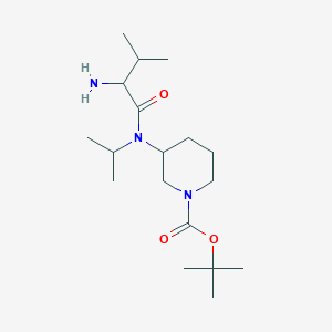 Tert-butyl 3-[(2-amino-3-methylbutanoyl)-propan-2-ylamino]piperidine-1-carboxylate