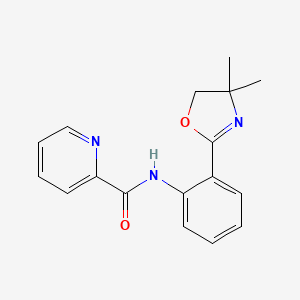 molecular formula C17H17N3O2 B14774401 N-(2-(4,4-Dimethyl-4,5-dihydrooxazol-2-yl)phenyl)picolinamide 